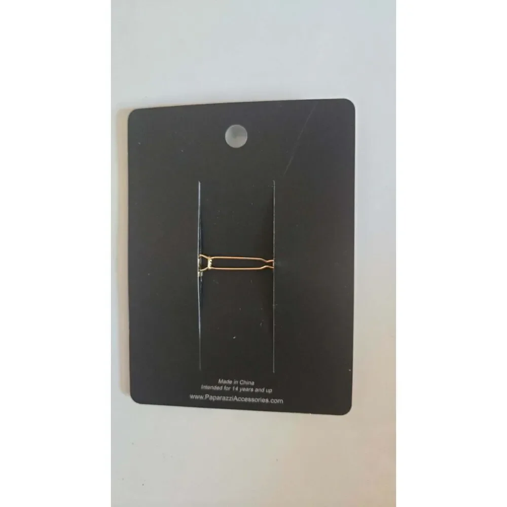 Paparazzi NWT hair clip Royal Roulette  gold